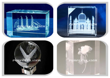 कस्टम छवियों के लिए ग्लास क्रिस्टल लेजर उत्कीर्णन मशीन के अंदर 3डी उपसतह