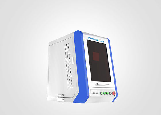 बंद कवर के साथ 50W / 100W ग्रीन मेटल लेजर मार्किंग मशीन
