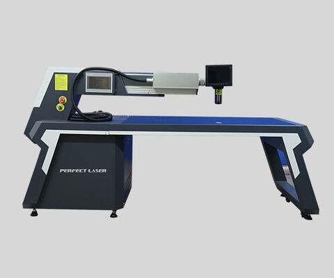 धातु के लिए सीसीडी अवलोकन प्रणाली के साथ 300W डबल-लाइट रोड लेजर वेल्डर