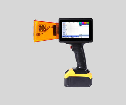 धातु / प्लास्टिक / लकड़ी / चमड़े / टाइल के लिए मिनी पोर्टेबल हैंडहेल्ड लेजर कोडिंग मशीन