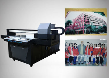 पैकेजिंग डिजाइन के लिए Epson DX7 के साथ 1.5KW डिजिटल यूवी फ्लैटबेड प्रिंटिंग मशीन